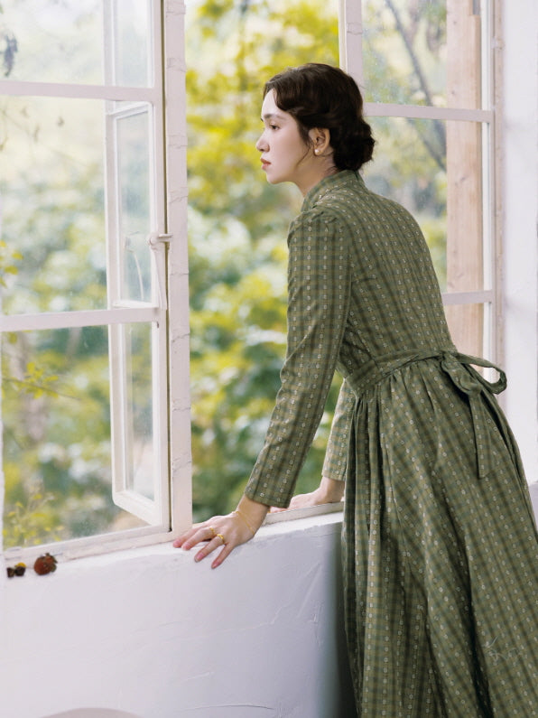 Moss Meadow Storybook Prairie Dress