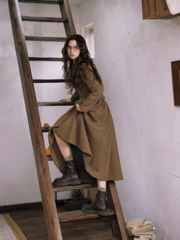 Vintage Scholar Heritage Jacket & Pleated Skirt