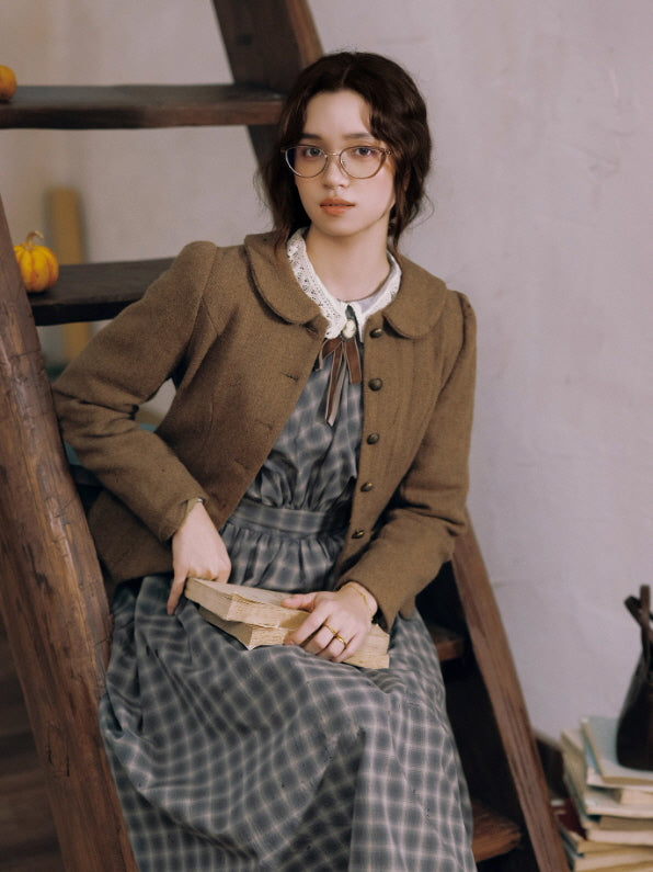 Vintage Scholar Heritage Jacket & Pleated Skirt