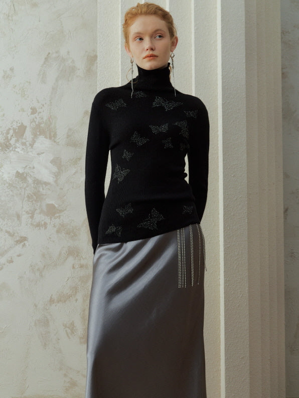 Butterfly Stardust Turtleneck Knit