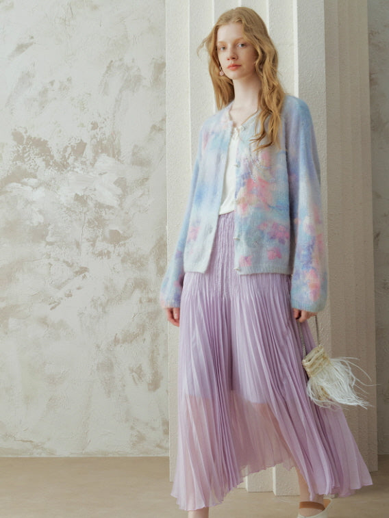 Pastel Cloud Garden Cardigan