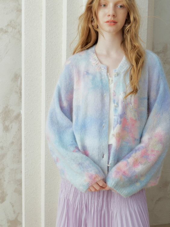 Pastel Cloud Garden Cardigan