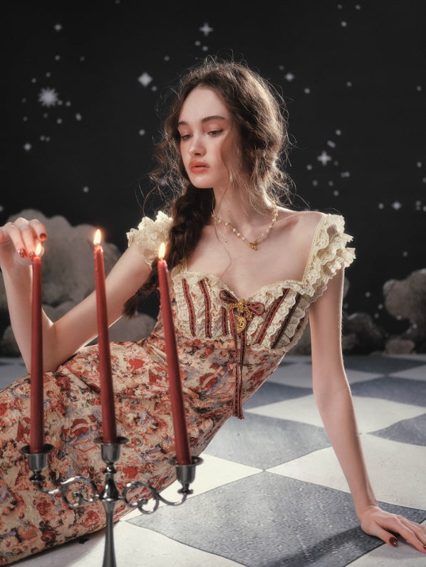 Starlit Rose Corset Dress