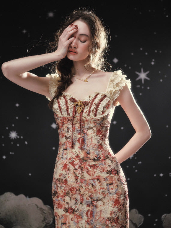 Starlit Rose Corset Dress