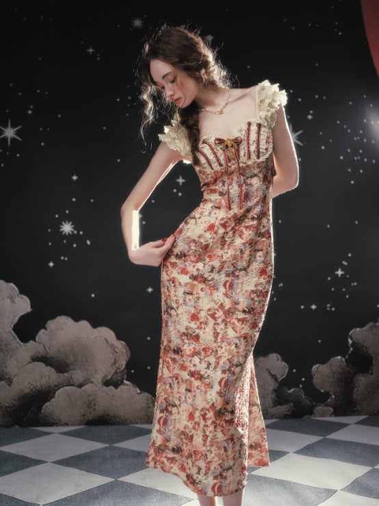 Starlit Rose Corset Dress