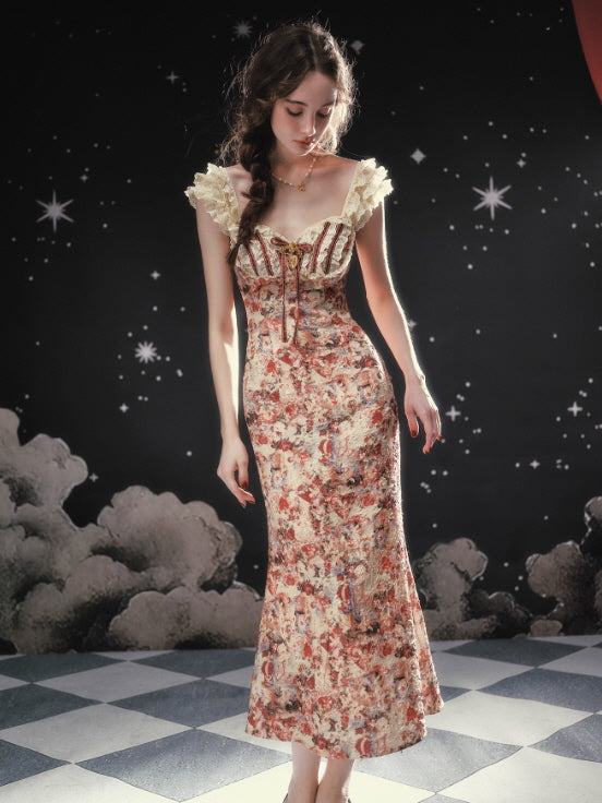 Starlit Rose Corset Dress