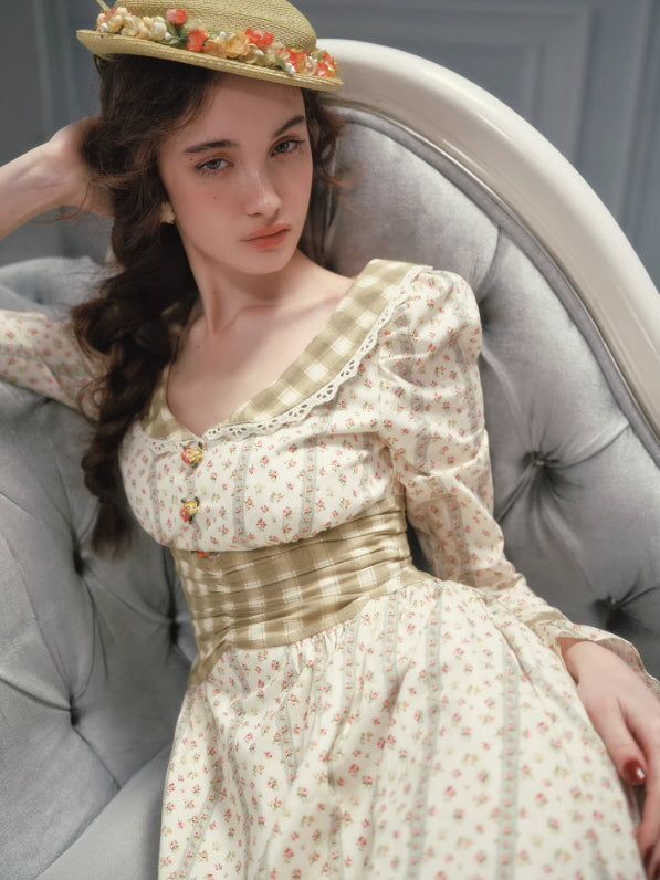 Meadow Heirloom Floral Corset Dress