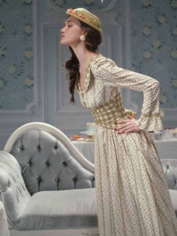 Meadow Heirloom Floral Corset Dress