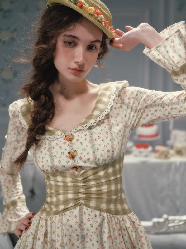 Meadow Heirloom Floral Corset Dress