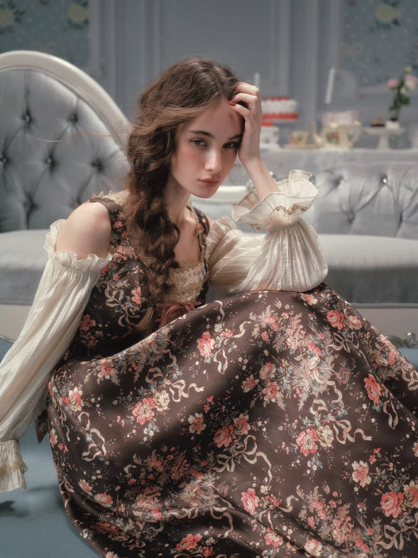 Antique Rose Woodland Corset Dress