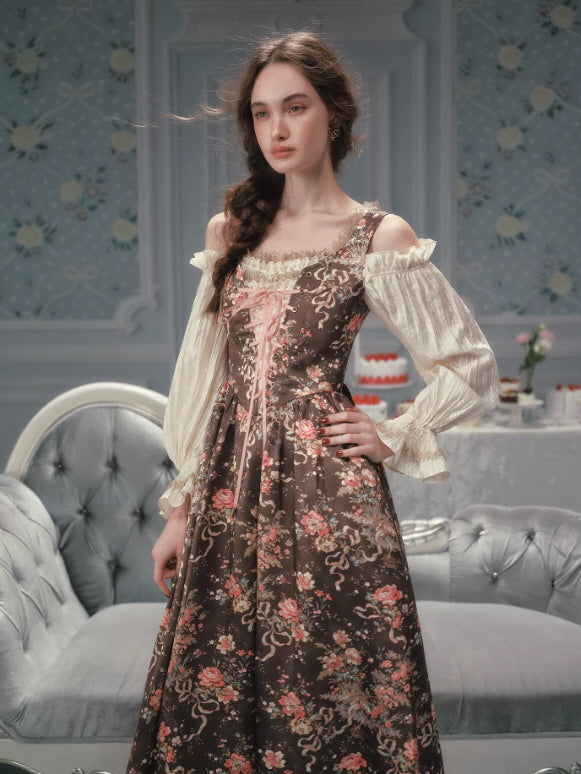 Antique Rose Woodland Corset Dress