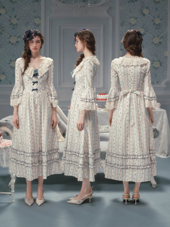 Bluebell Whisper Ribbon Dress