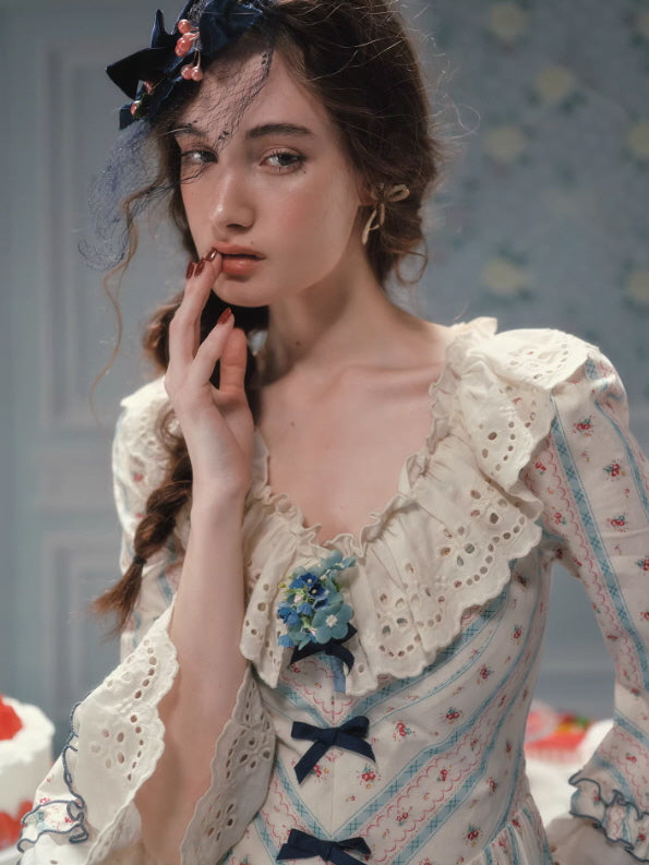 Bluebell Whisper Ribbon Dress