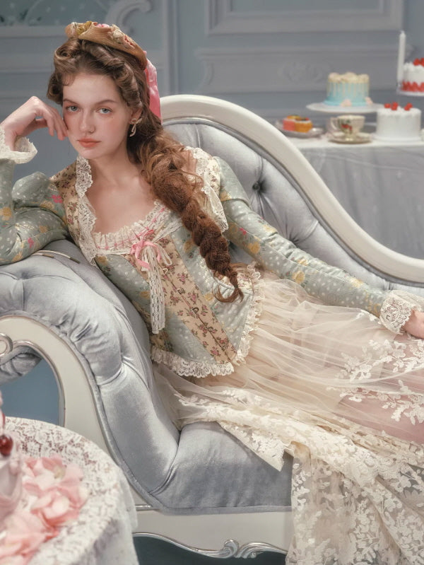 Meadow Muse Floral Lace Corset