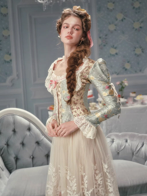 Meadow Muse Floral Lace Corset