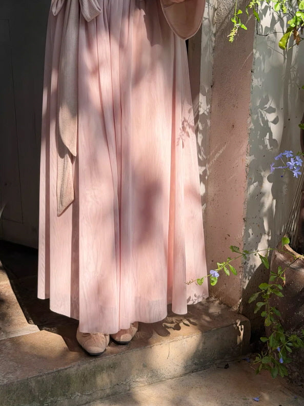 Petal Whisper Knit Dress