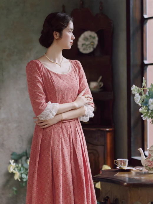 French Vintage Cottagecore Princess Dress