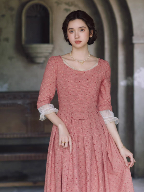 French Vintage Cottagecore Princess Dress