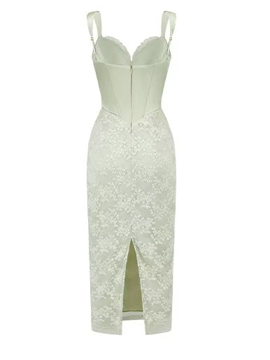 Verdant Blade Corset Dress