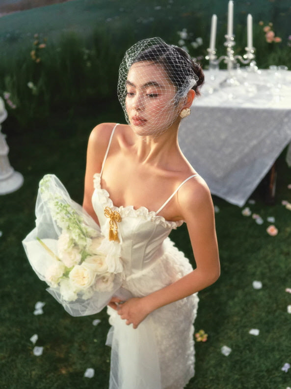 Ivory Heirloom Corset Dress
