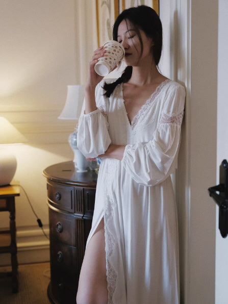 Lace Whisper Vintage Nightgown