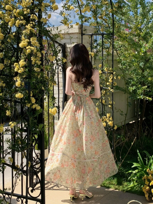 Enchanted Garden Floral Maxi Dress