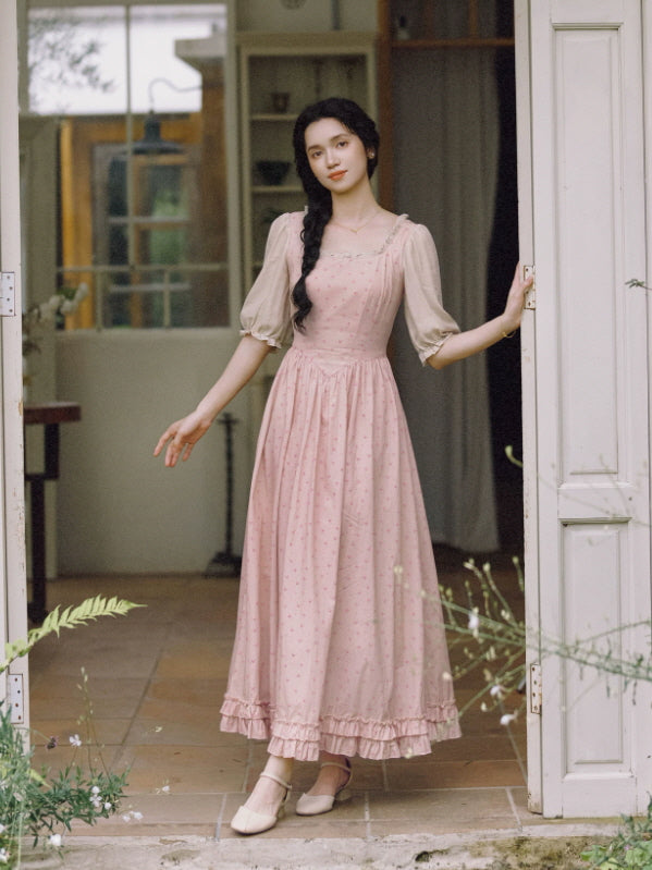 Rose Cottage Cotton Floral Maxi Dress