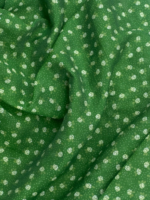 Emerald Meadow Floral Maxi Dress