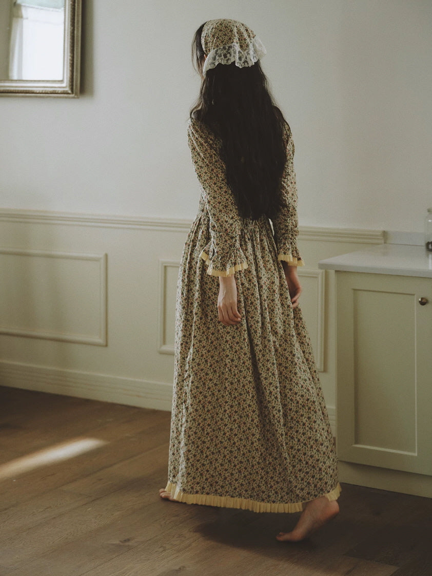 Meadow Cottage Floral Cotton Nightgown