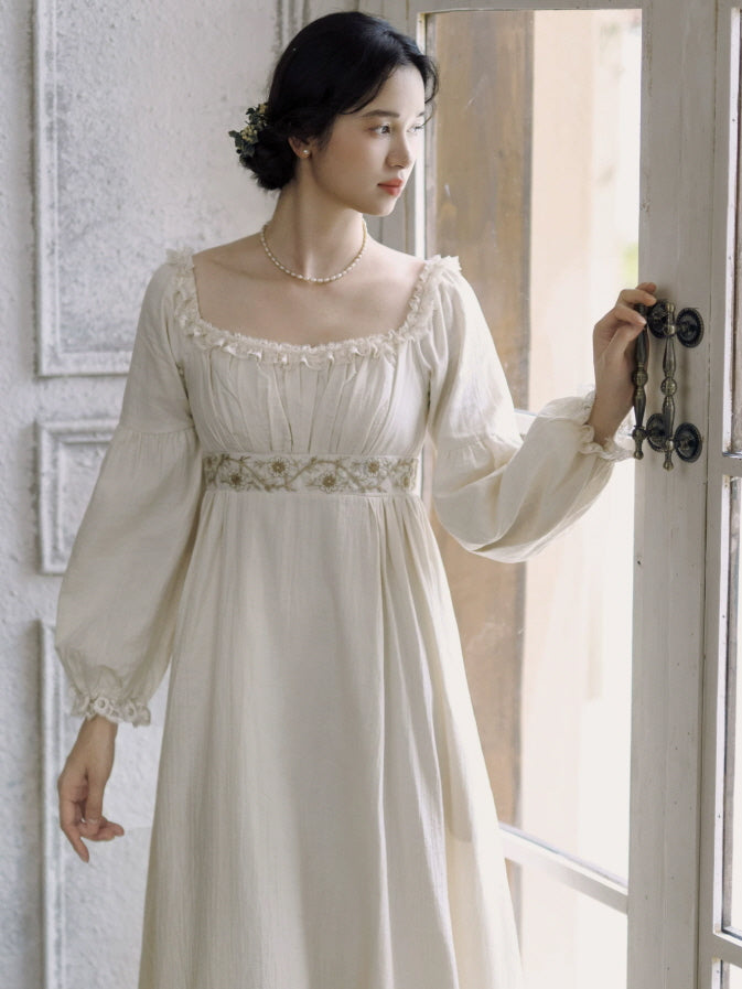 Ivory Meadow Lace Maxi Dress