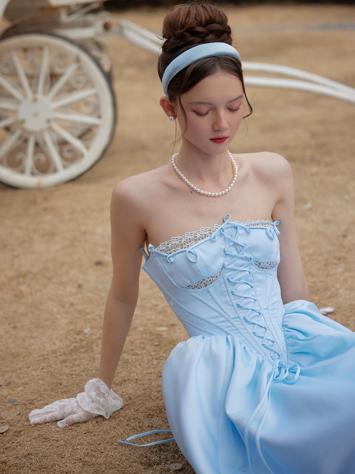 Cinderella Waltz Lace-Up Dress