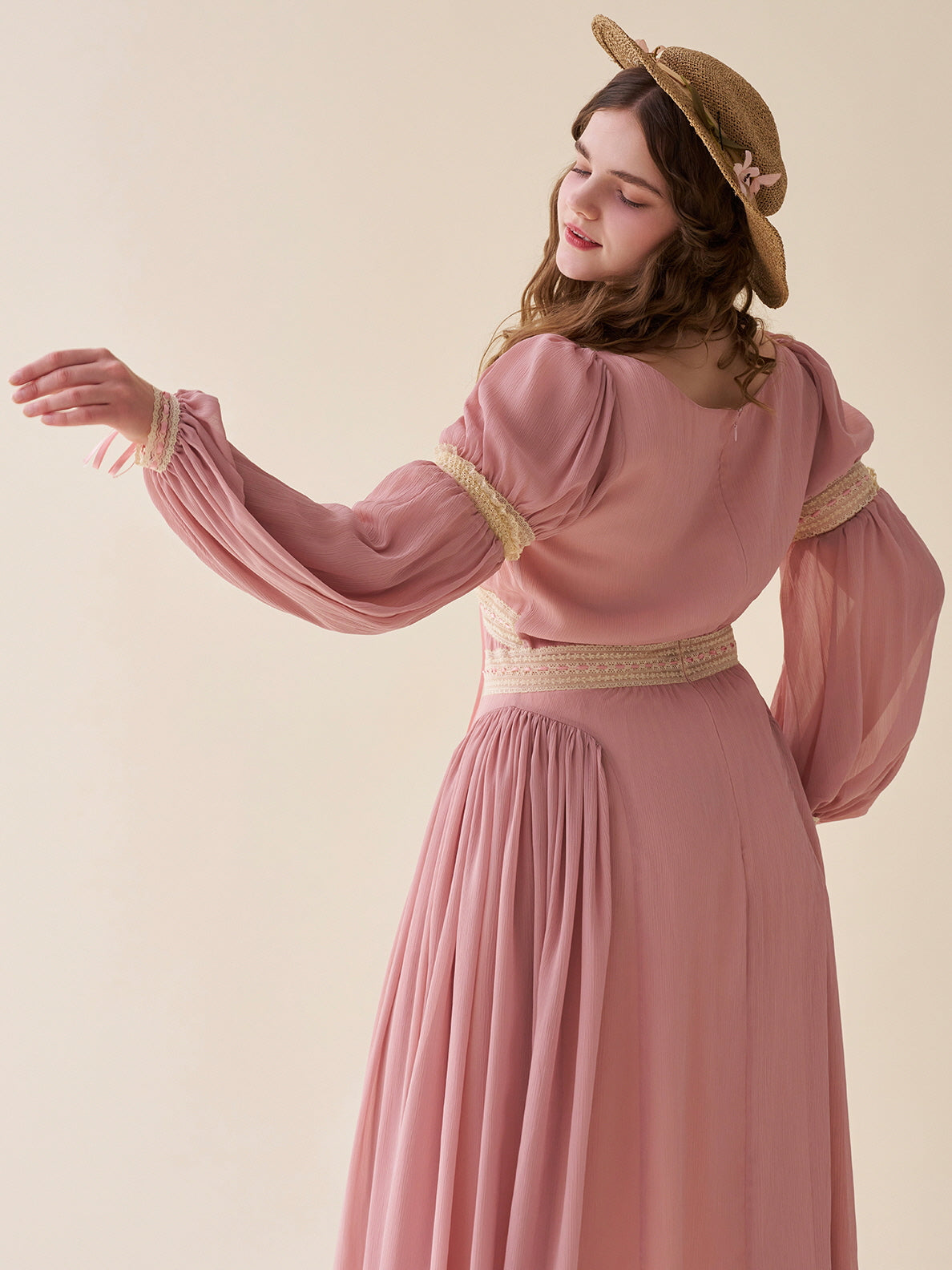 Rosewood Romance Vintage Lace Dress