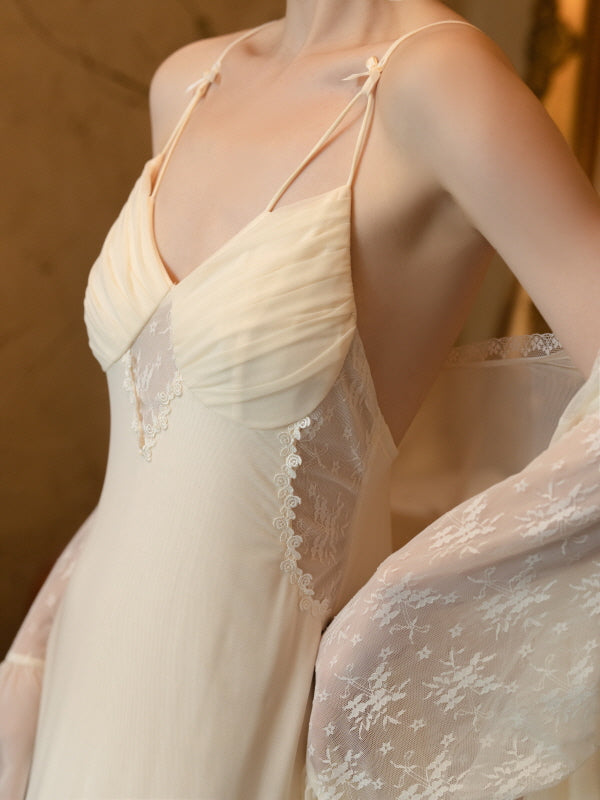 Moonlight Elegance Sheer Lounge Set