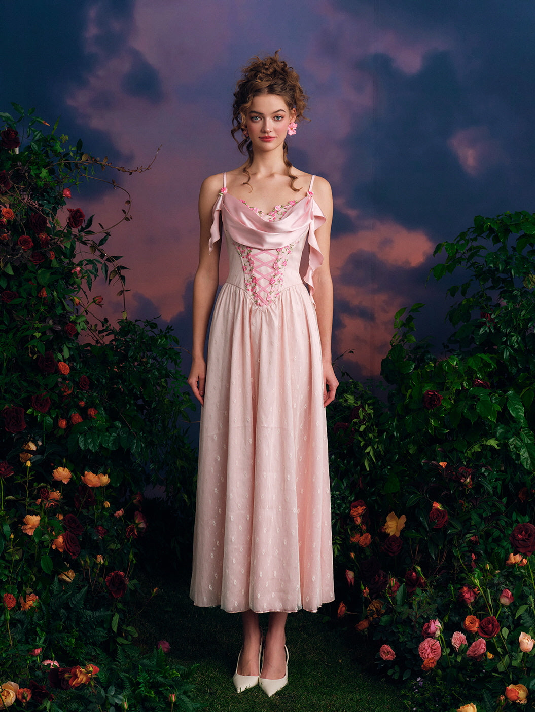 Fairy Garden Lace-Up Princess Dress