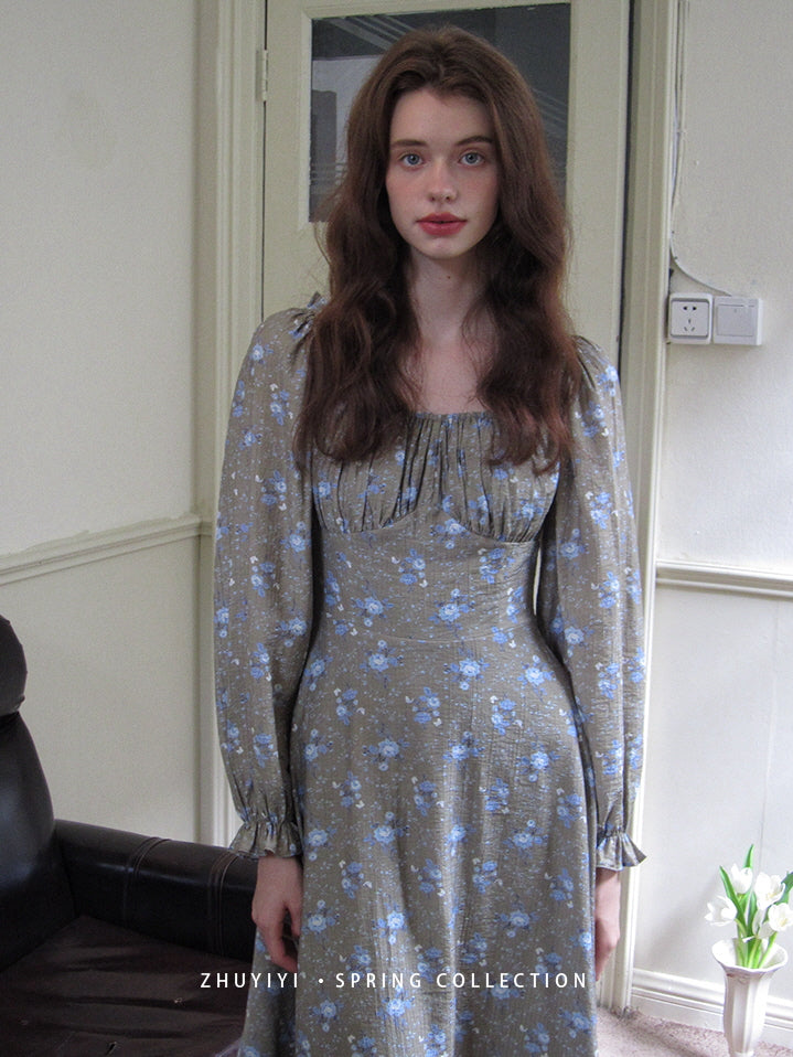 Moonlit Meadow Floral Dress