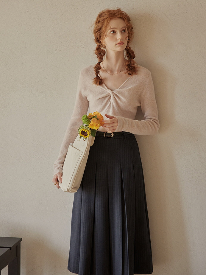 Soft Twisted Wool Sweater