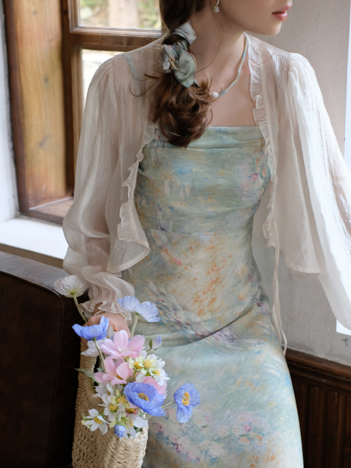 Water Lily Whisper Summer Dress