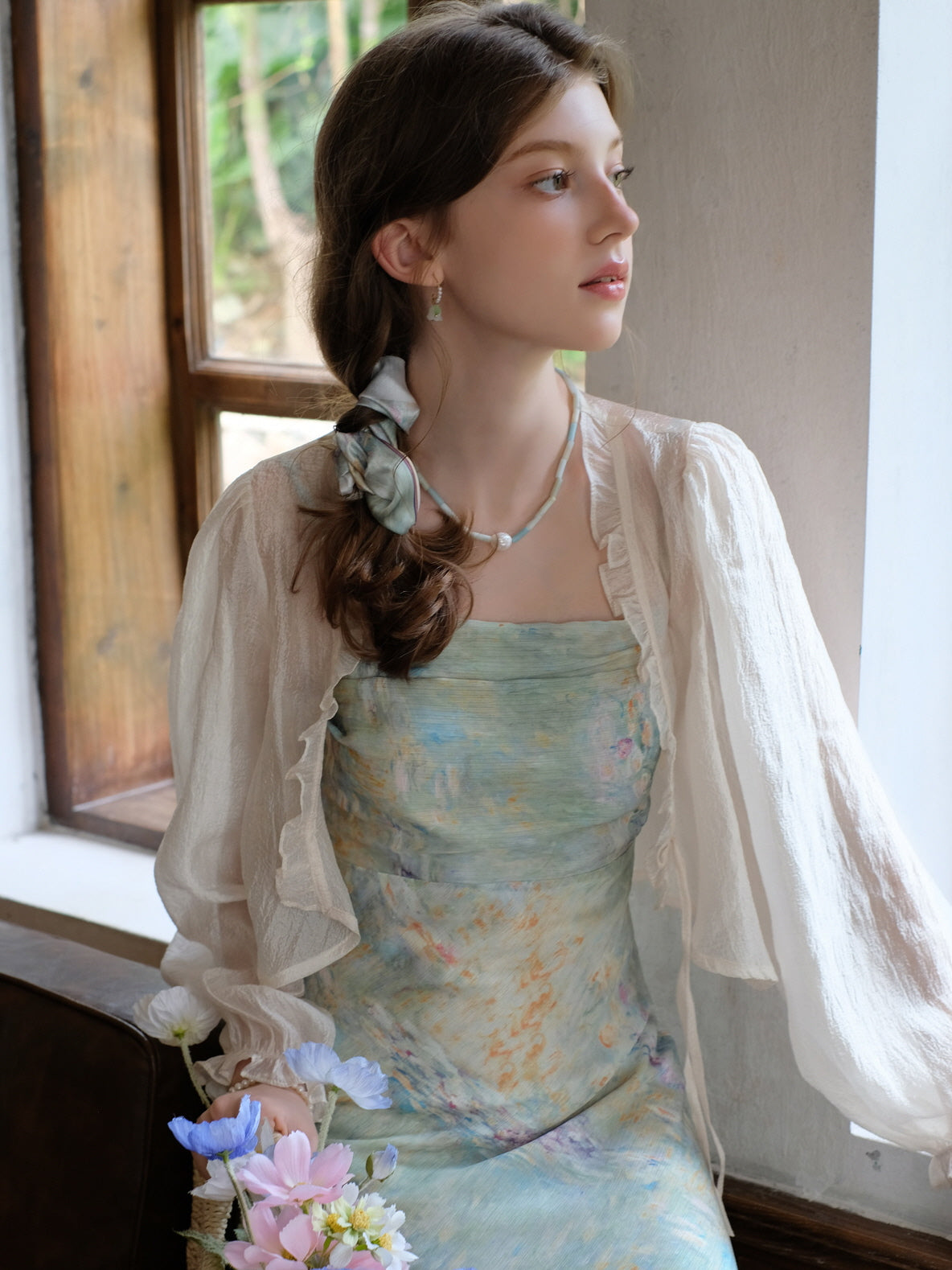 Water Lily Whisper Summer Dress