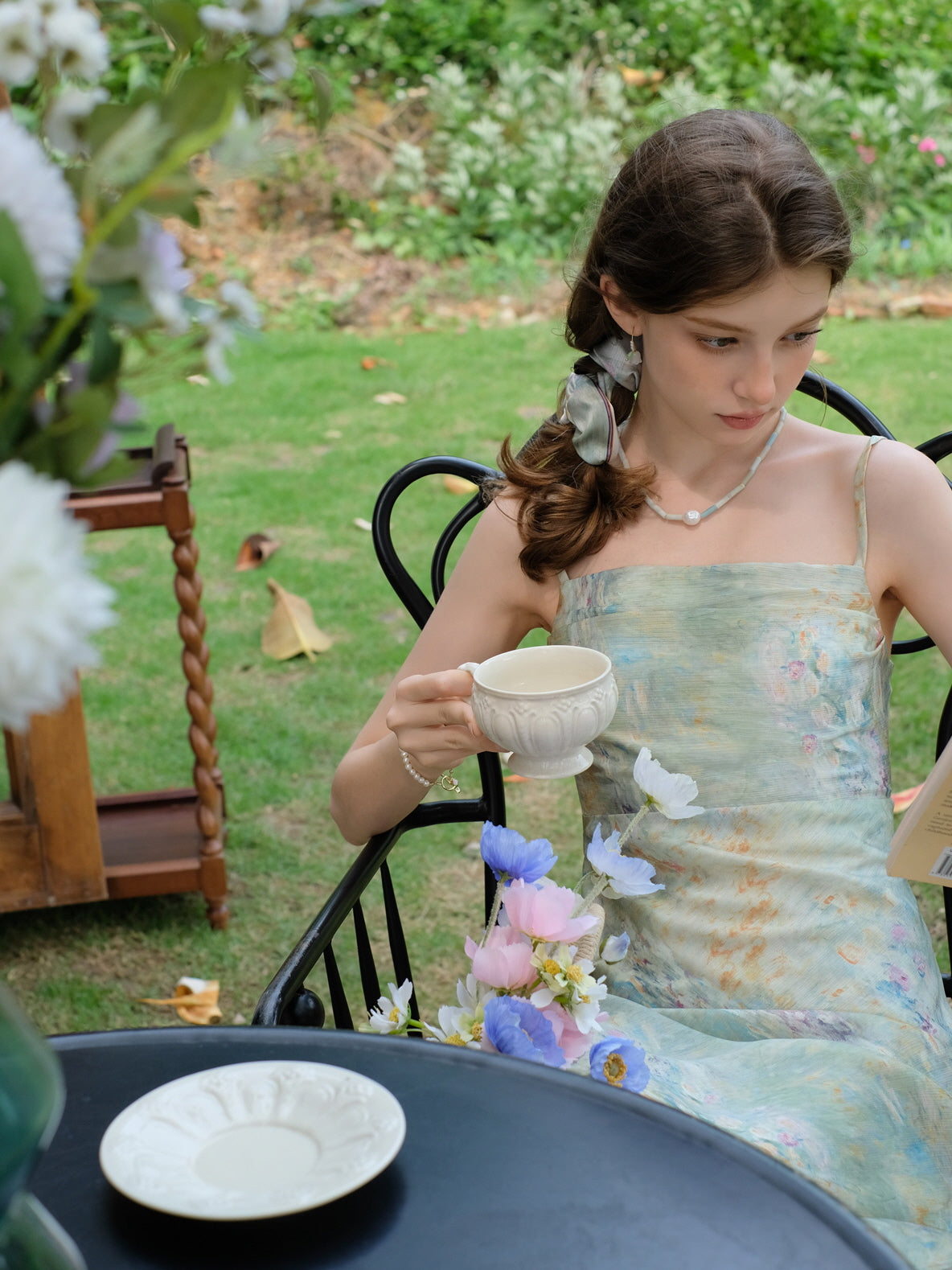 Water Lily Whisper Summer Dress