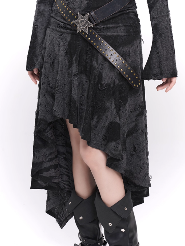 Midnight Velvet Gothic Off-Shoulder Dress
