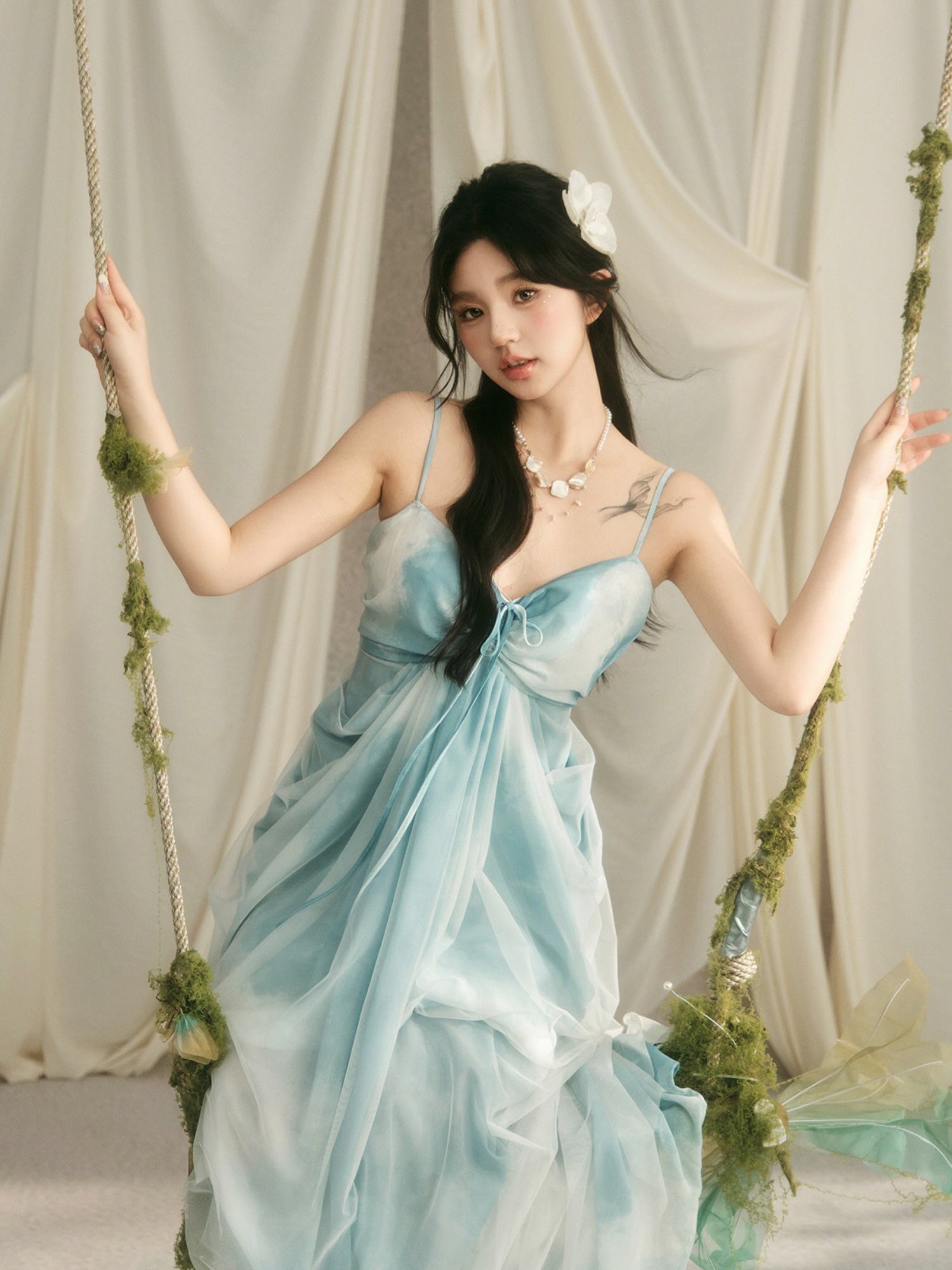Celestial Cloud Fairycore Gown