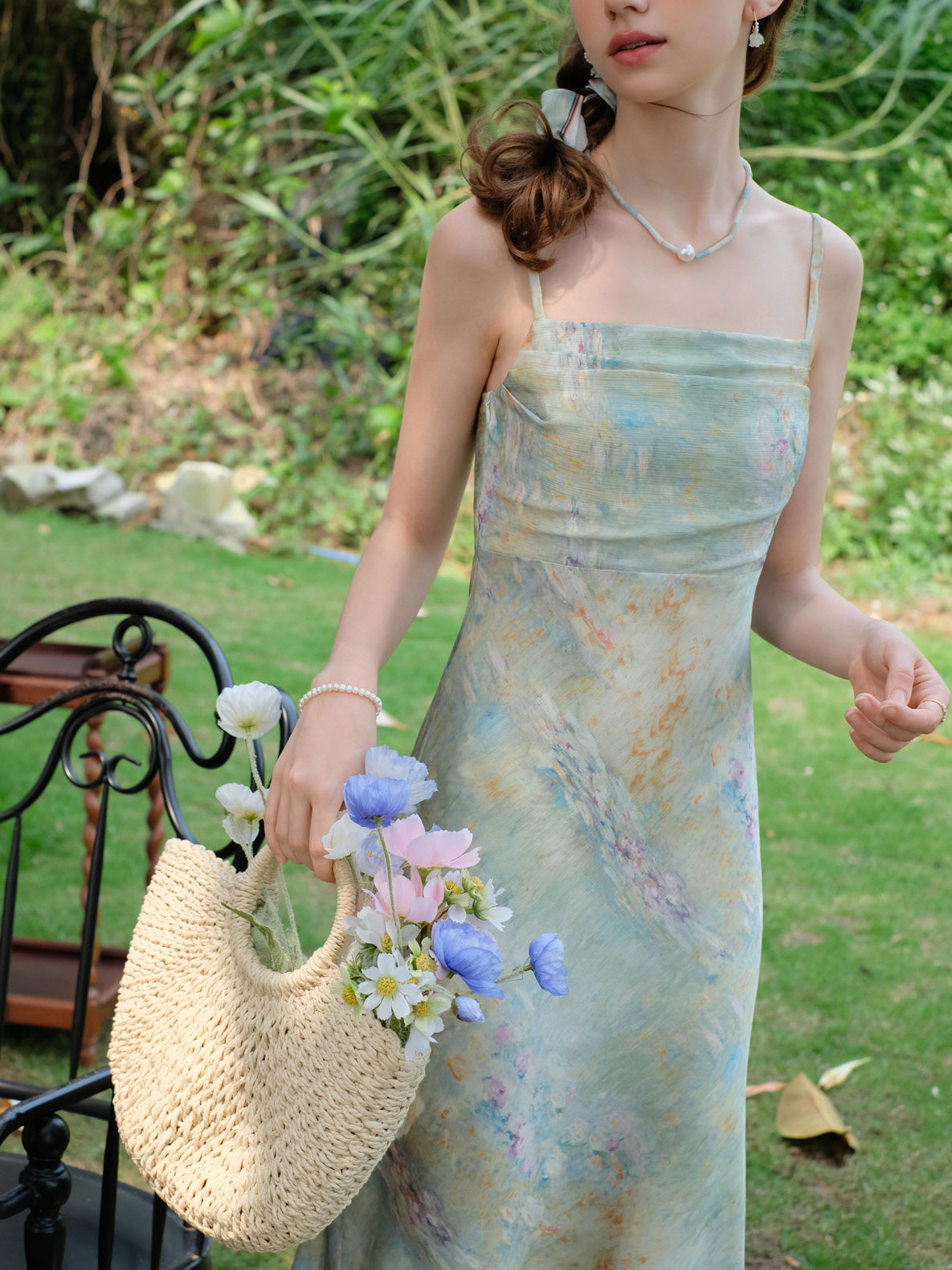 Water Lily Whisper Summer Dress