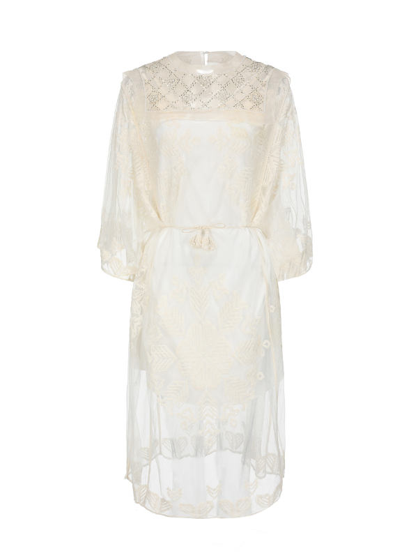 Whimsical Breeze Vintage Midi Dress