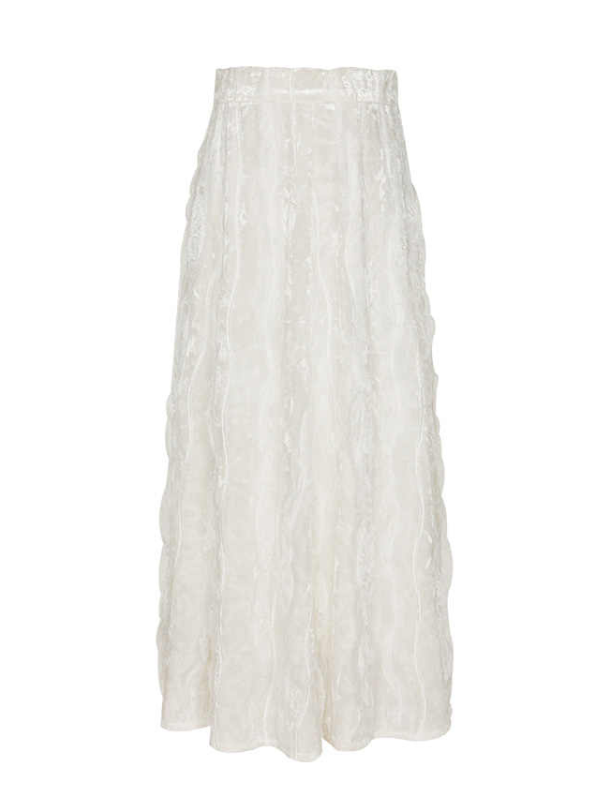 Ethereal Lace Wave Skirt