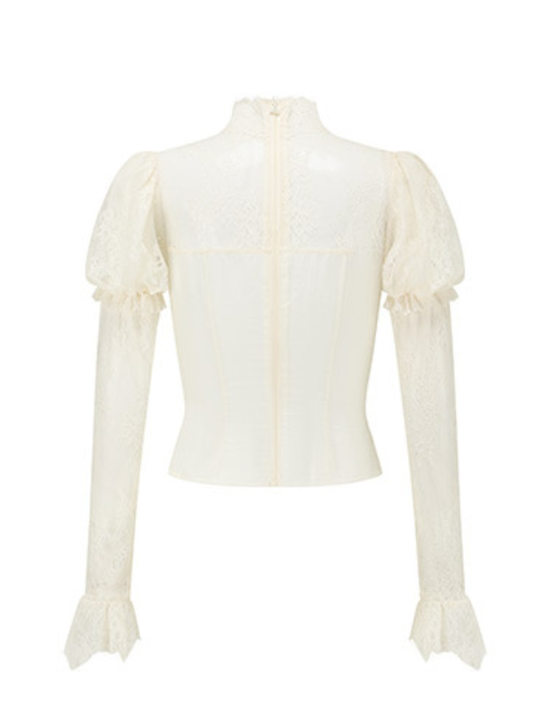 Coquette White Lace Dream Blouse