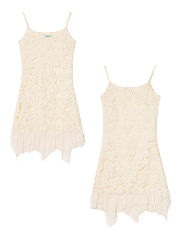 Rosette Garden Petal Mini Dress