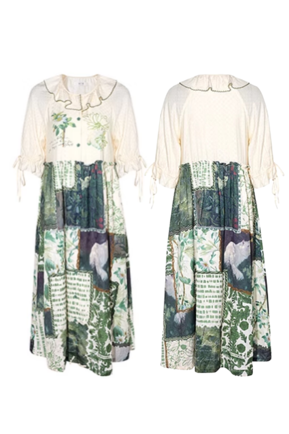 Enchanted Forest Patchwork Dress