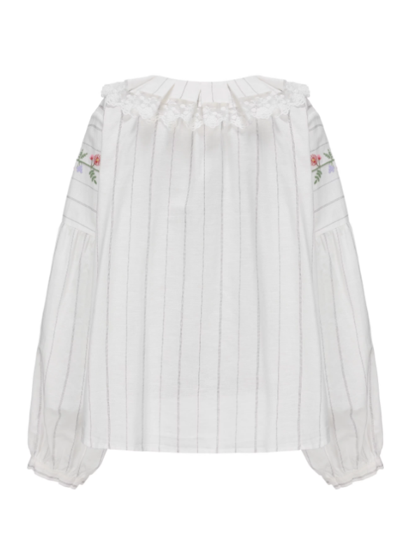 Striped Meadow Bloom Blouse