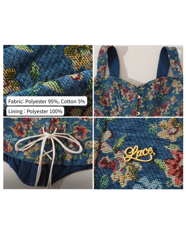 Midnight Garden Tapestry Corset