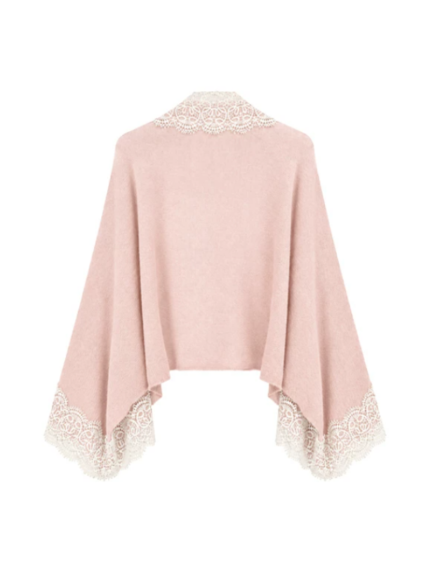 Blush Rosette Lace Princess Dress